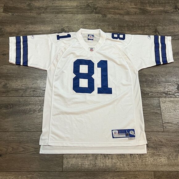 Vintage Reebok #81 Terrell Owens Dallas Cowboys NFL Equipment Jersey Size L +2